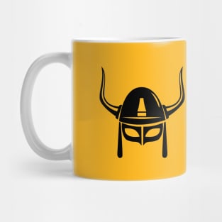 Viking War Helmet, Minimalist Medieval Warrior design Mug